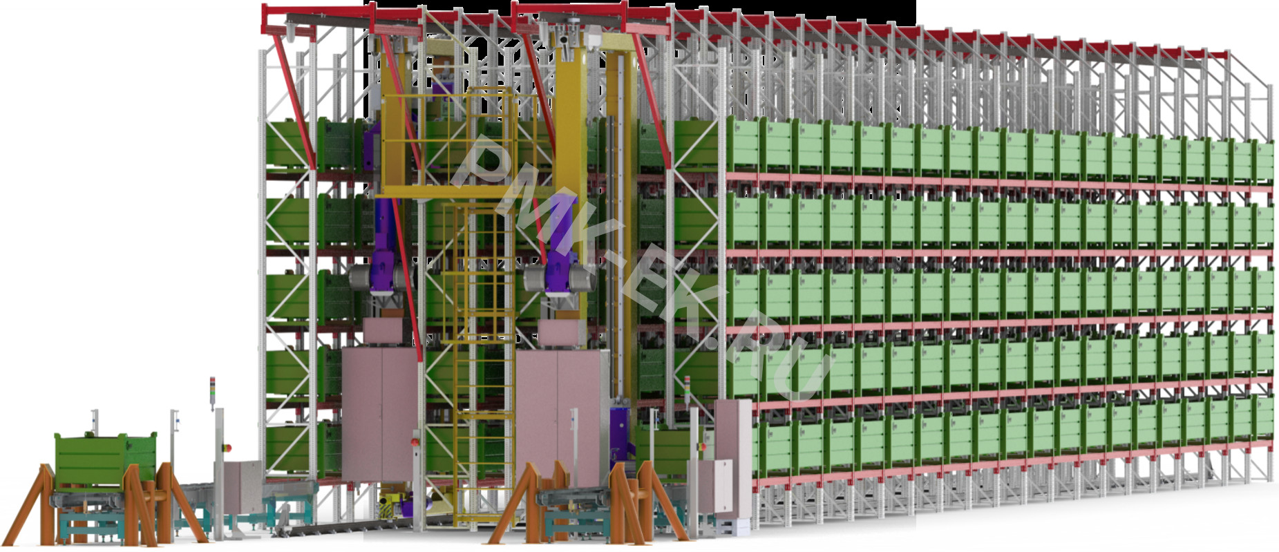 Автоматизированный склад для паллет «Арсеналум – АСП» - ПМК